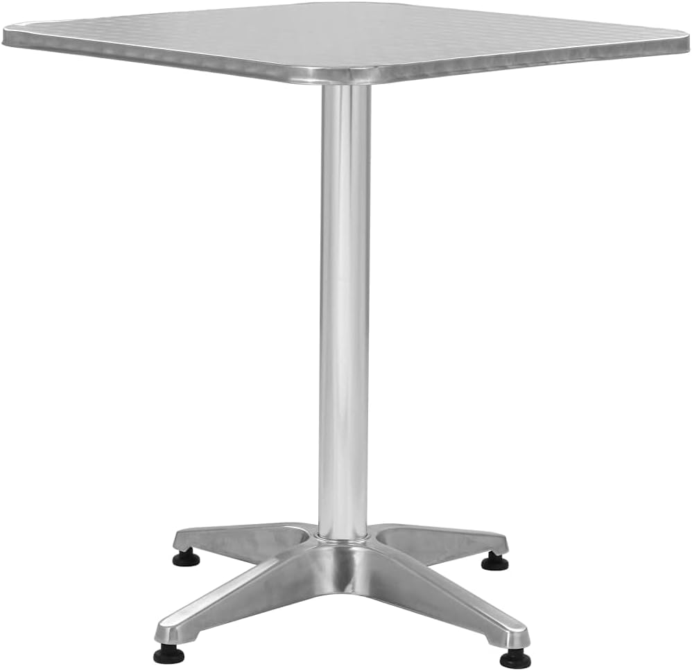 Patio Table Silver 23.6