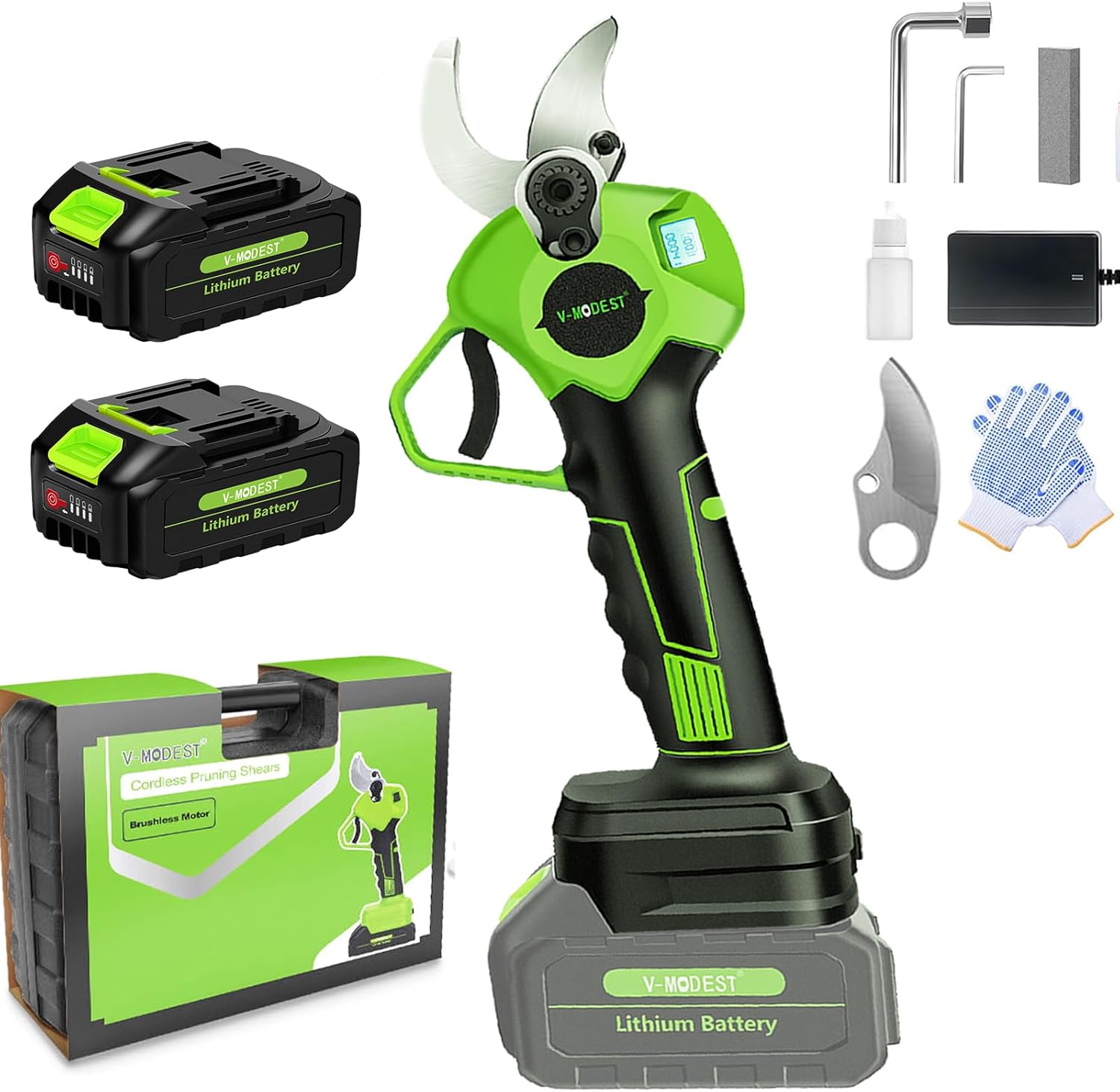 Electric Pruning Shears Cordless,1.6