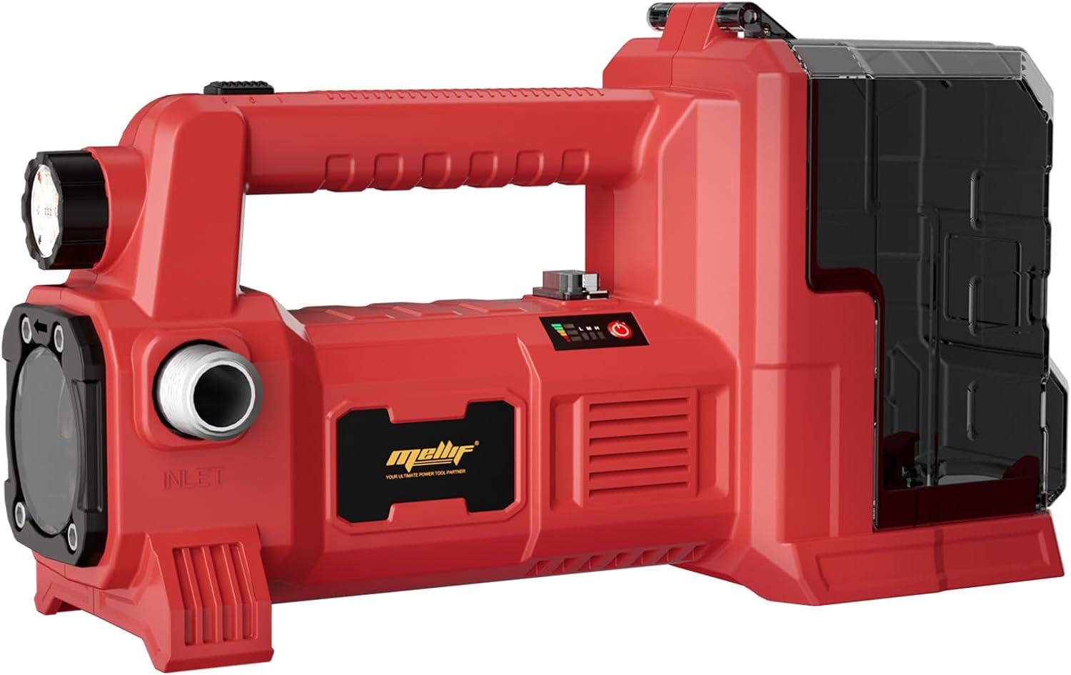 Brushless Water Transfer Pump Compatible with Milwaukee 18V Battery (Tool Only), 1/4HP 540GPH Cordless Self Priming Utility Pump for Pool Draining, Pond, Watering, Garden, Tank