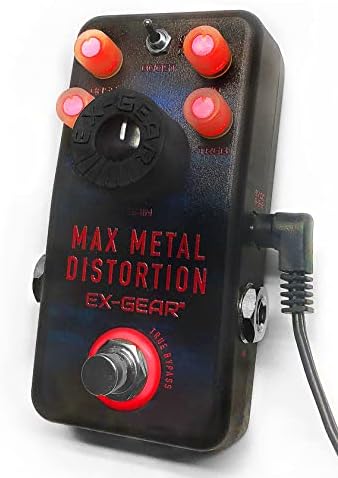 Max Metal High Gain Distortion Pedal with Full Range EQ for Metal & Thrash Guitar
