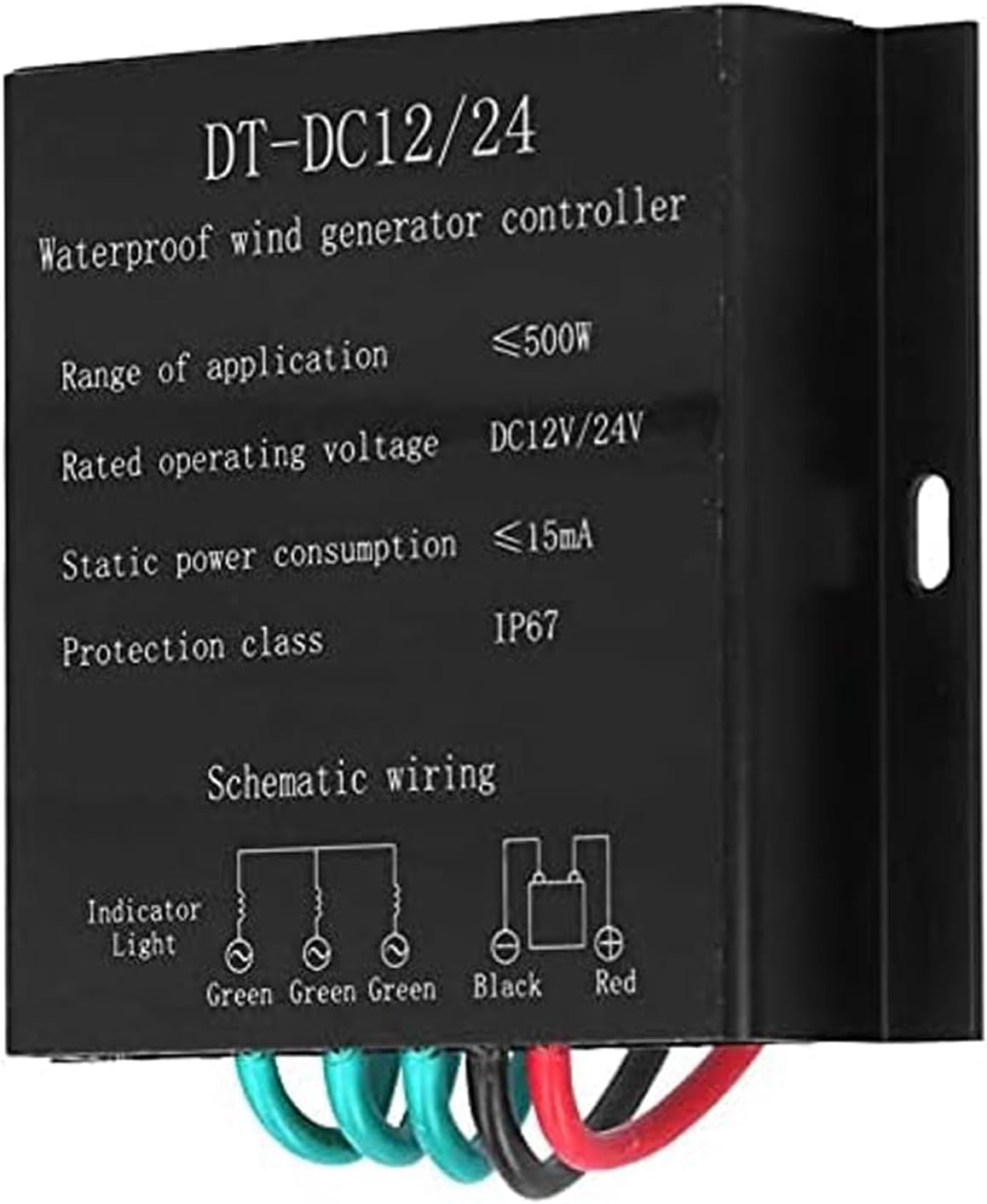 12V, 12V/24V/48V 9000W Wind Turbines Generator Controller Waterproof Battery Charge Overvoltage Protection Controller Regulator for Dc Ac Wind Turbine Generator
