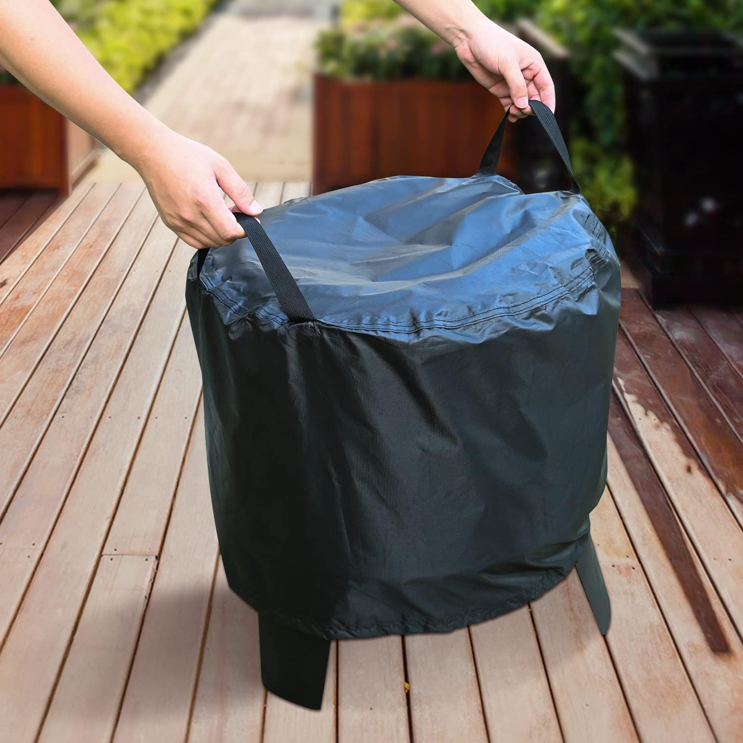 20 Inch Smokeless Fire Pit for Outside, Wood Burning Low Smoke Firepit with Removable Ash Pan, Outdoor Portable Bonfire Stove Fire Pits for Patio Backyard Cooking