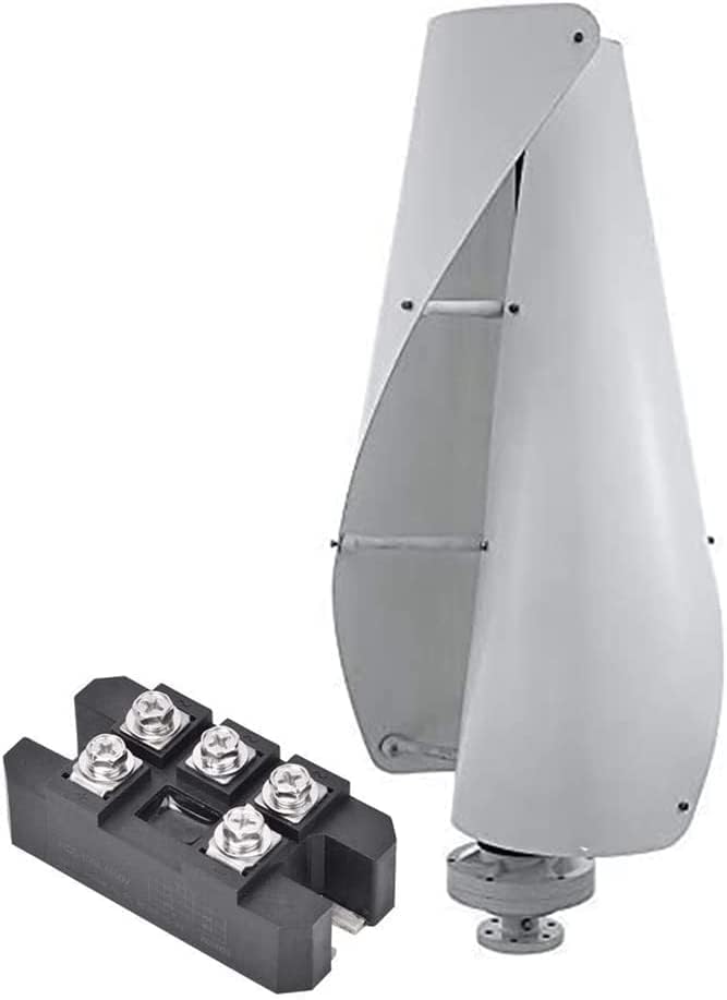 LiuSj JUnSt Vertical Spiral Wind Power Turbine Generator with Rectifier, 9000W 12V/24V/48V Helix Magnetic Levitation Axis Wind Turbine Generator