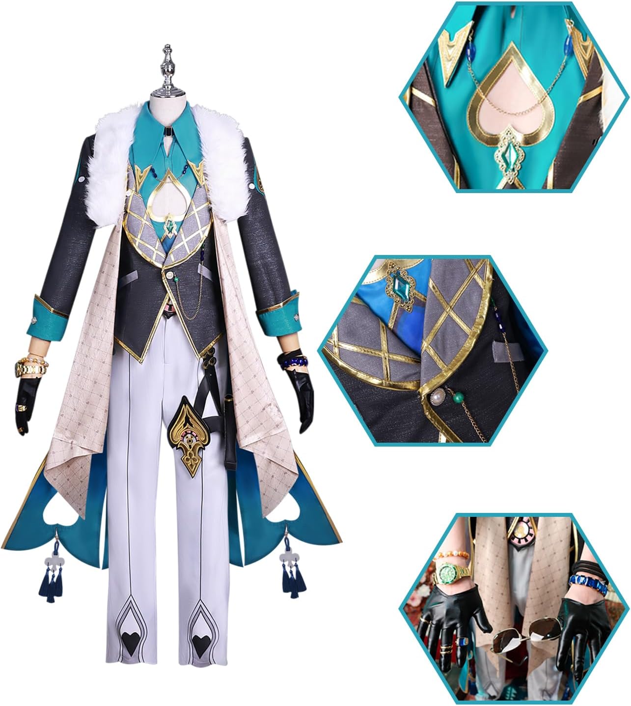 NSPSTT Honkai Star Rail Cosplay Costume Game Cosplay Outfit Full Set