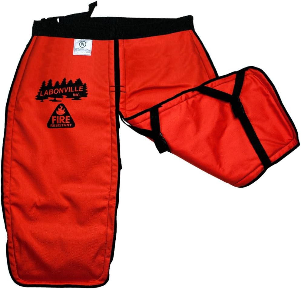 Labonville Fire Resistant Chainsaw Safety Chaps - X Large