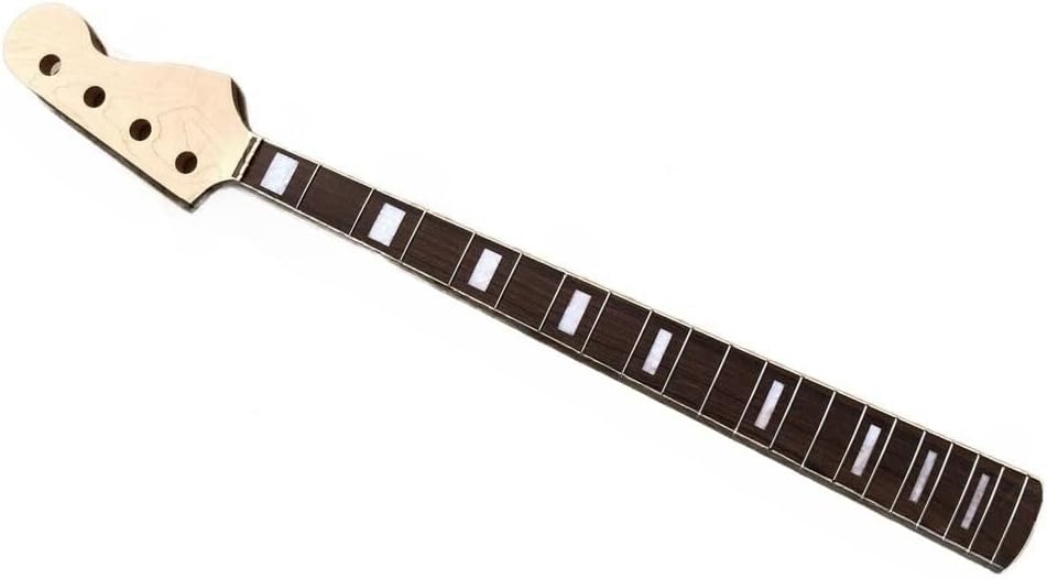 20Fret Jazz Bass Guitar Neck 32inch Maple Rosewood Fretboard Block Short Scale