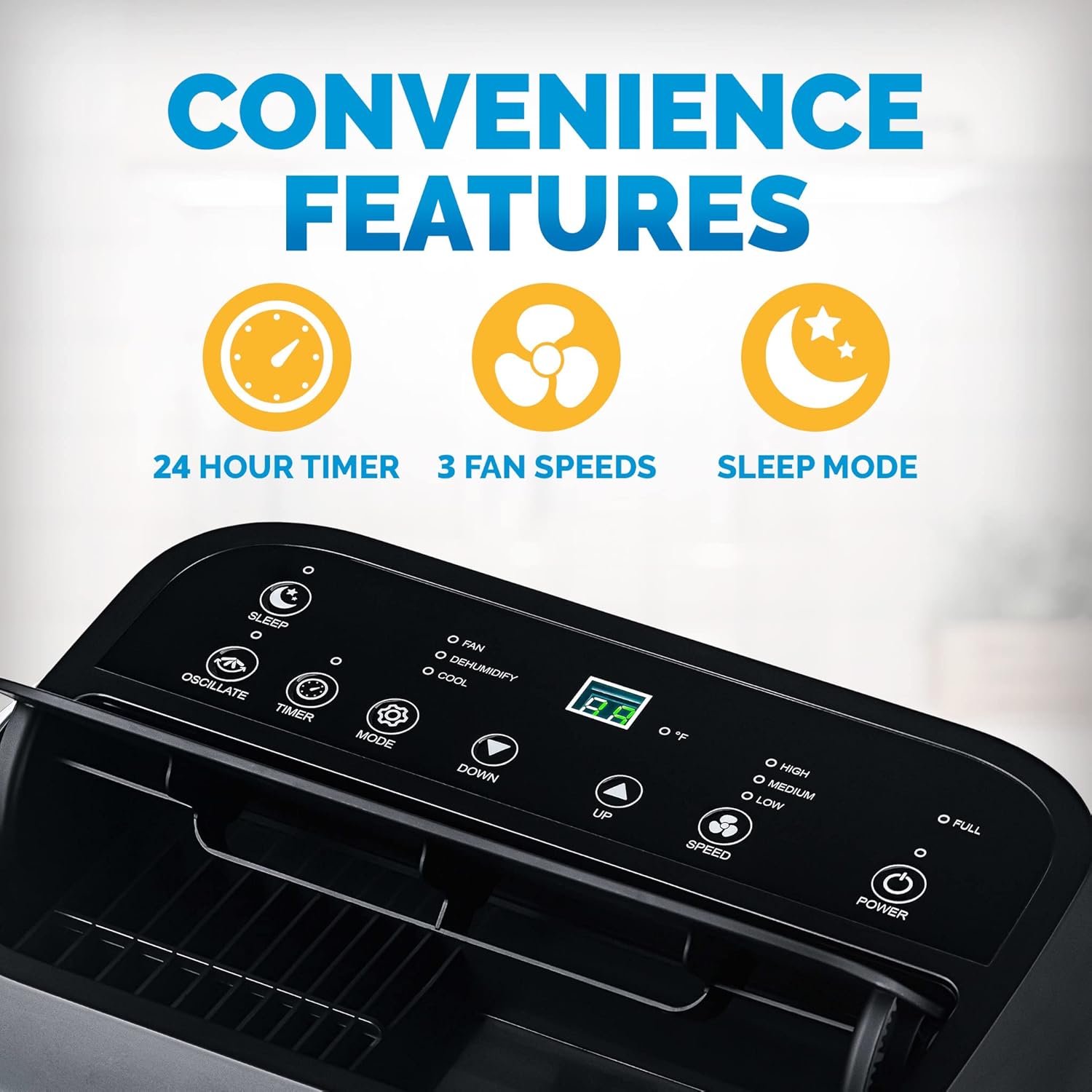 Newair Portable Air Conditioner | 14,000 BTU | White | Modern AC Design with Easy Setup Window Venting Kit, Self-Evaporative System, Quiet Operation, Dehumidifying Mode with Remote and Timer