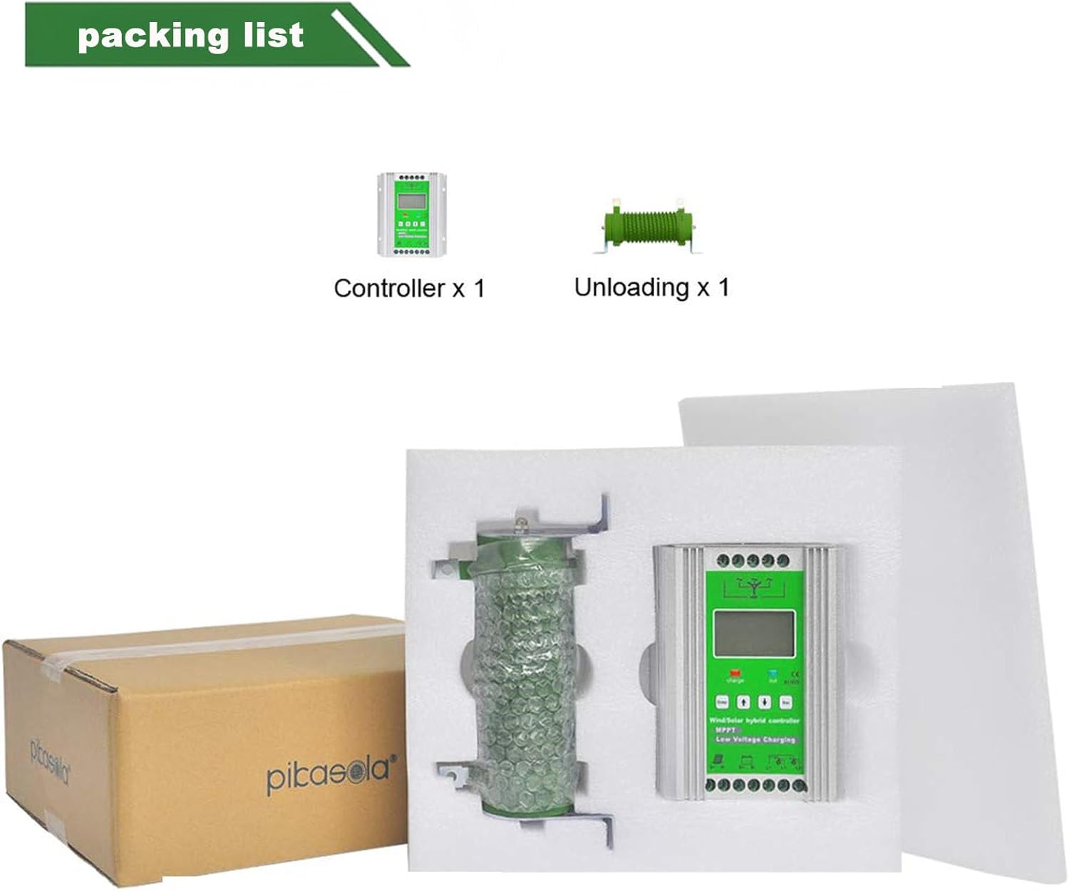 Wind Solar Hybrid Charge Controller, Mppt Boost Regulator for Off Grid System, 12v 24v 48v, 1000w Wind Turbine 1000w Solar Panel Power Controller,48V-400W