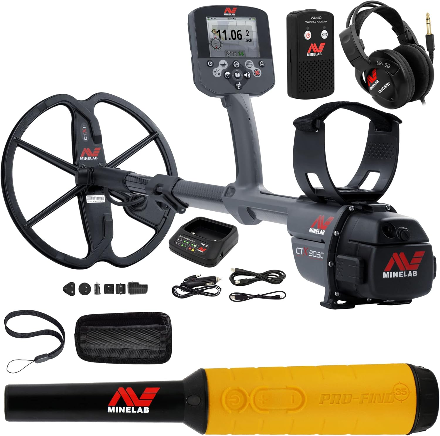 Minelab CTX 3030 Ultimate Waterproof Metal Detector with Minelab Pro Find 35 Pinpointer