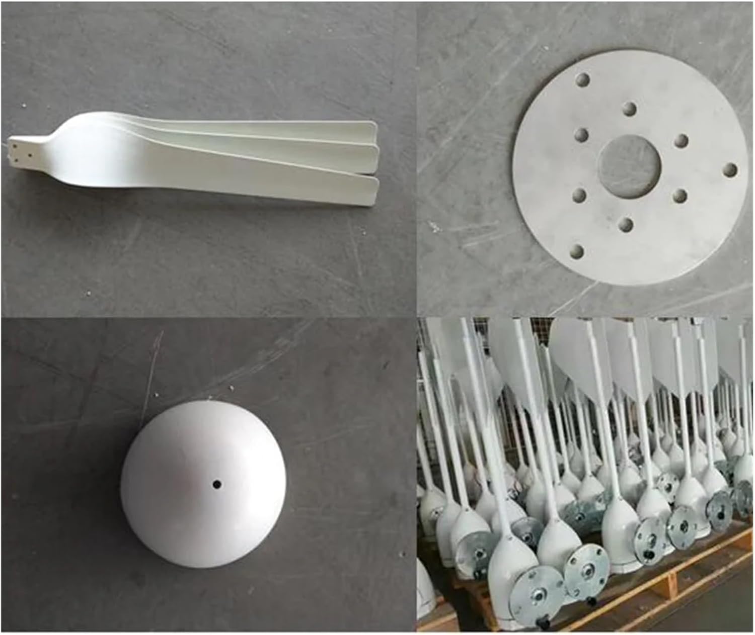 Wind Turbine Generator Kit, Warehouse Wind Turbine 800W 12V/24V/48V Windmill Generator for Home Farm Use for Hybrid Solar Wind System(12V)