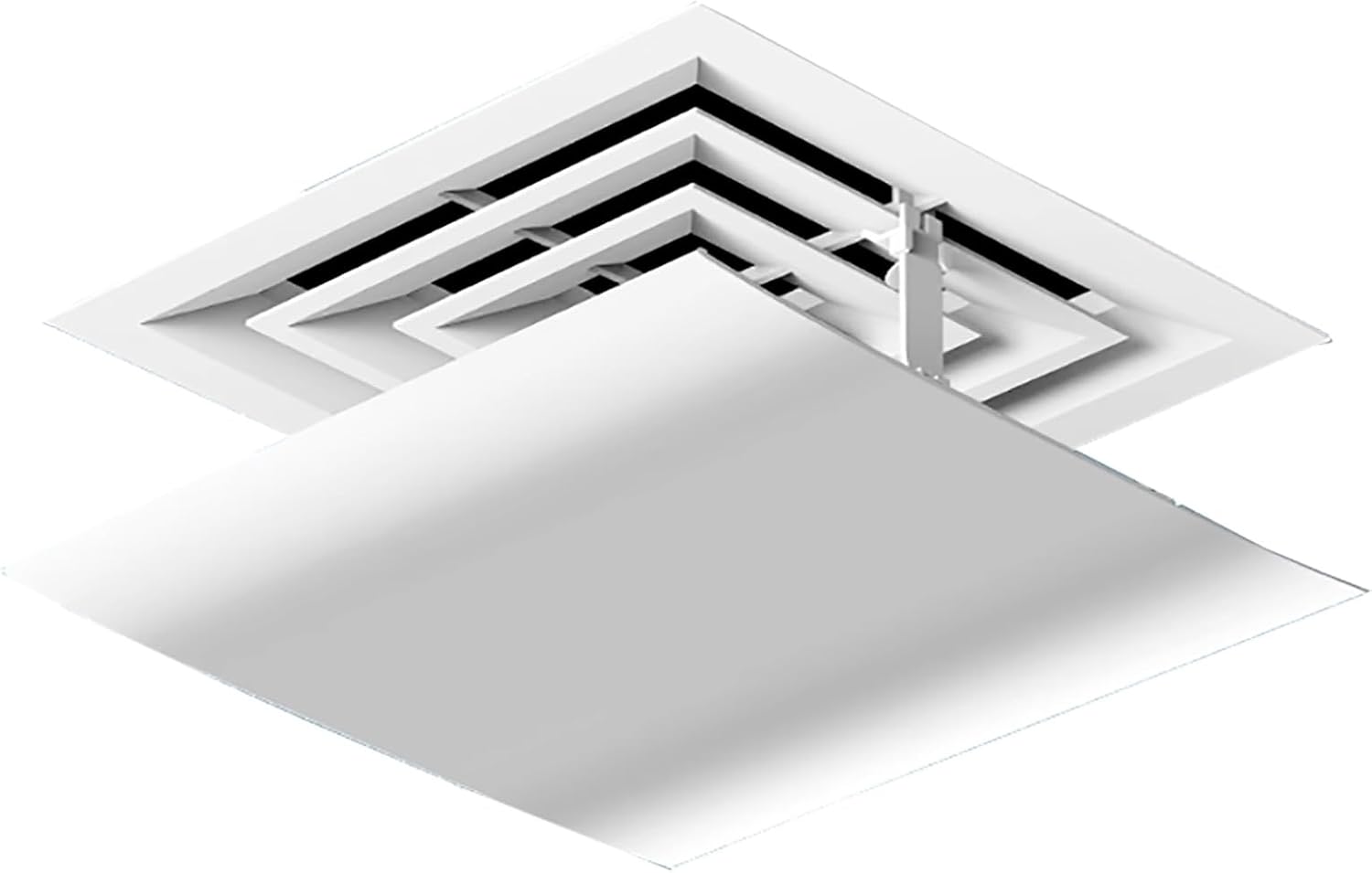 Central Air Conditioning Deflector Air Conditioner Windshield Air Conditioners Baffle Shield Air Conditioning Vent Deflector Ac Vent Deflector Prevent the Air From Blowing Straight,Angle Adjustable