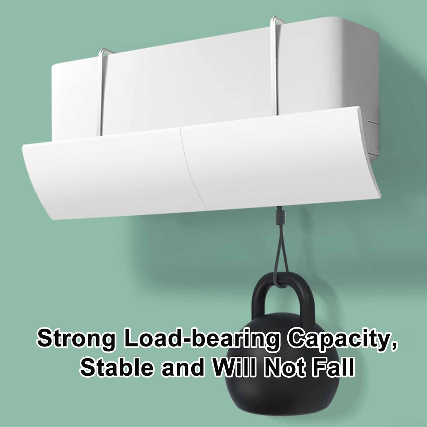 Air Conditioner Deflector, Universal Air Conditioning Baffle, PVC Anti-Blow ac Vent Deflector, for Cooling & Heating Systems