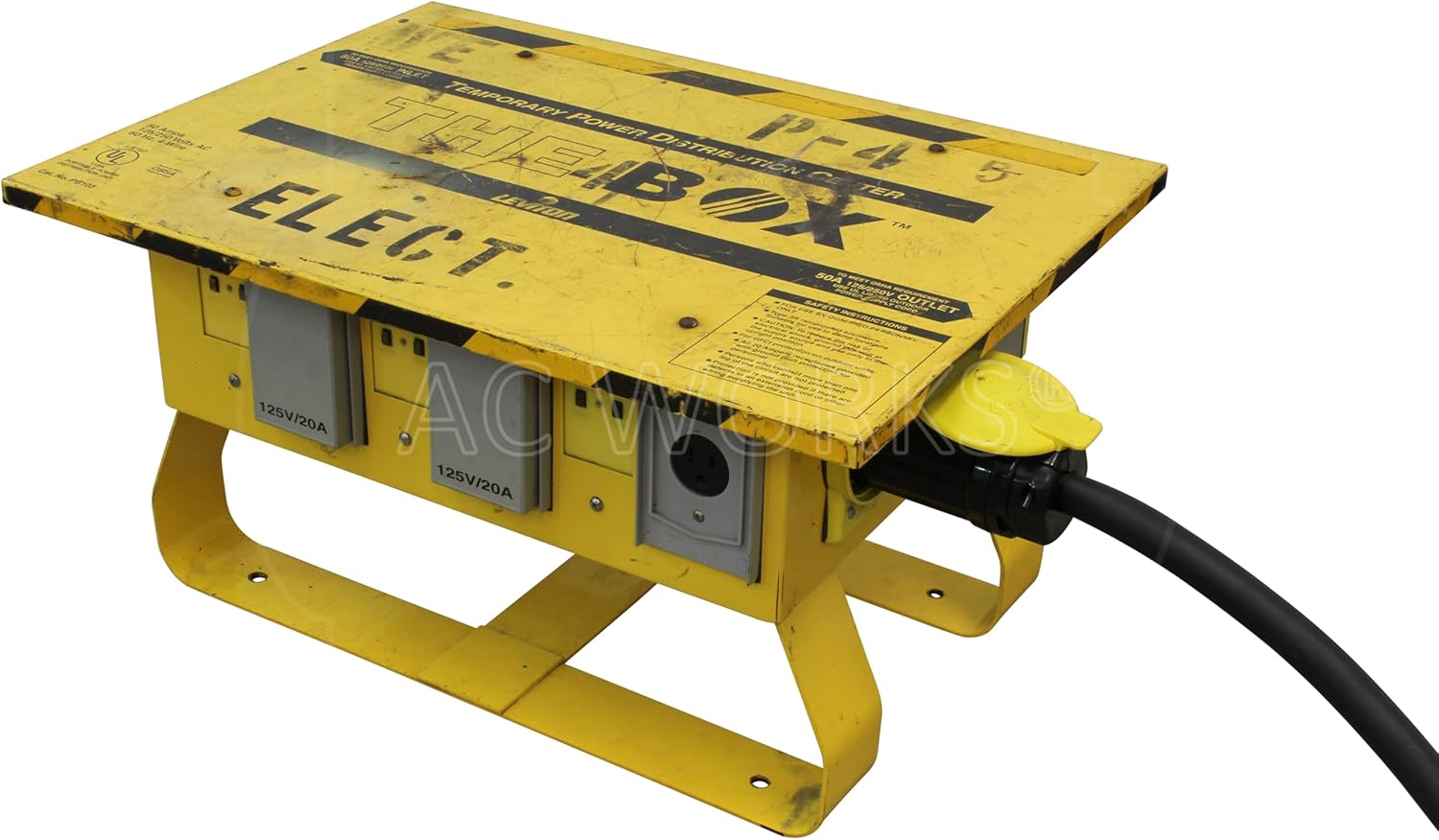 New AC WORKS [TESS2] SOOW 6/4 CS6365/ CS6364 Temp Power 50A Generator Cord (25)