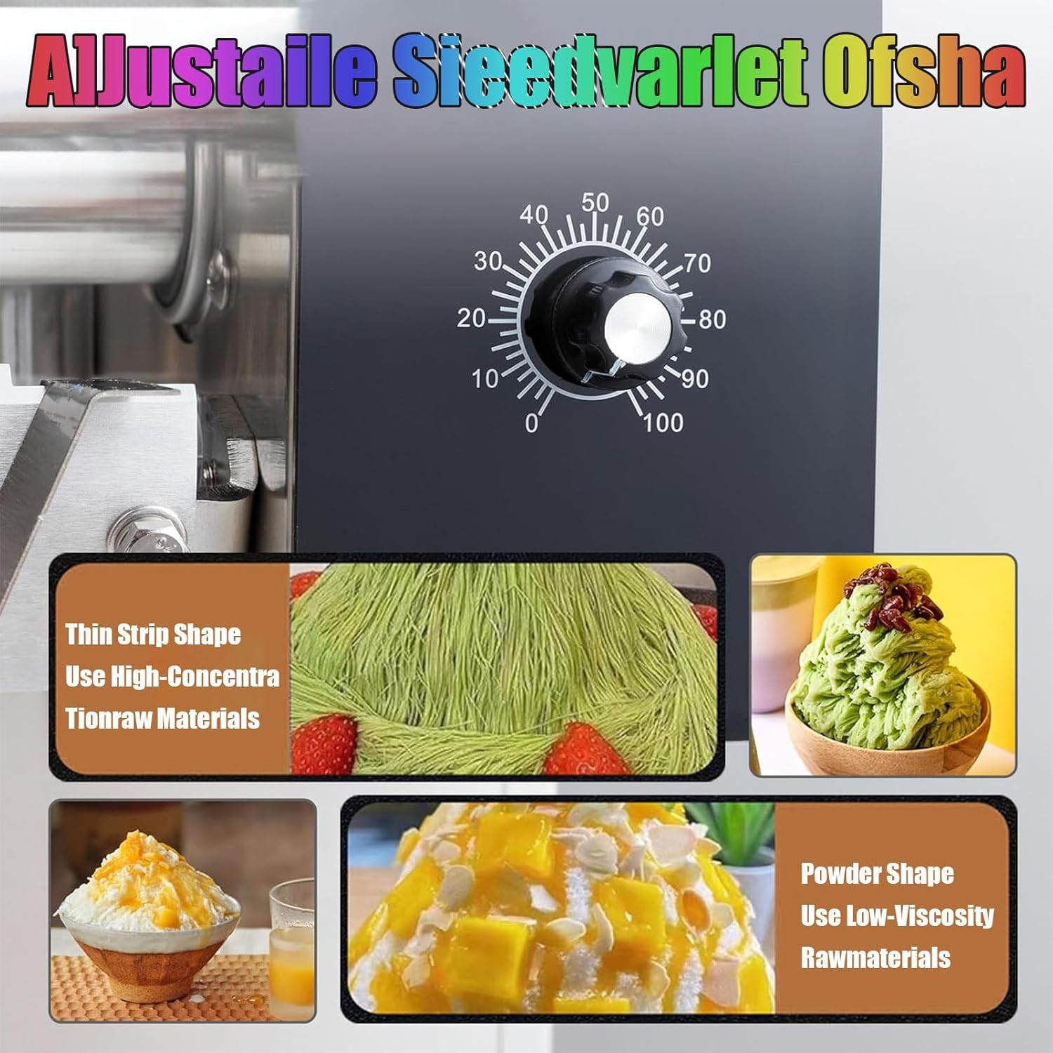 Commercial Korean Kakigori Mesin ES Snow Snowflake Flake Cream Crusher Maker Shaved Ice Shaver Making Machine