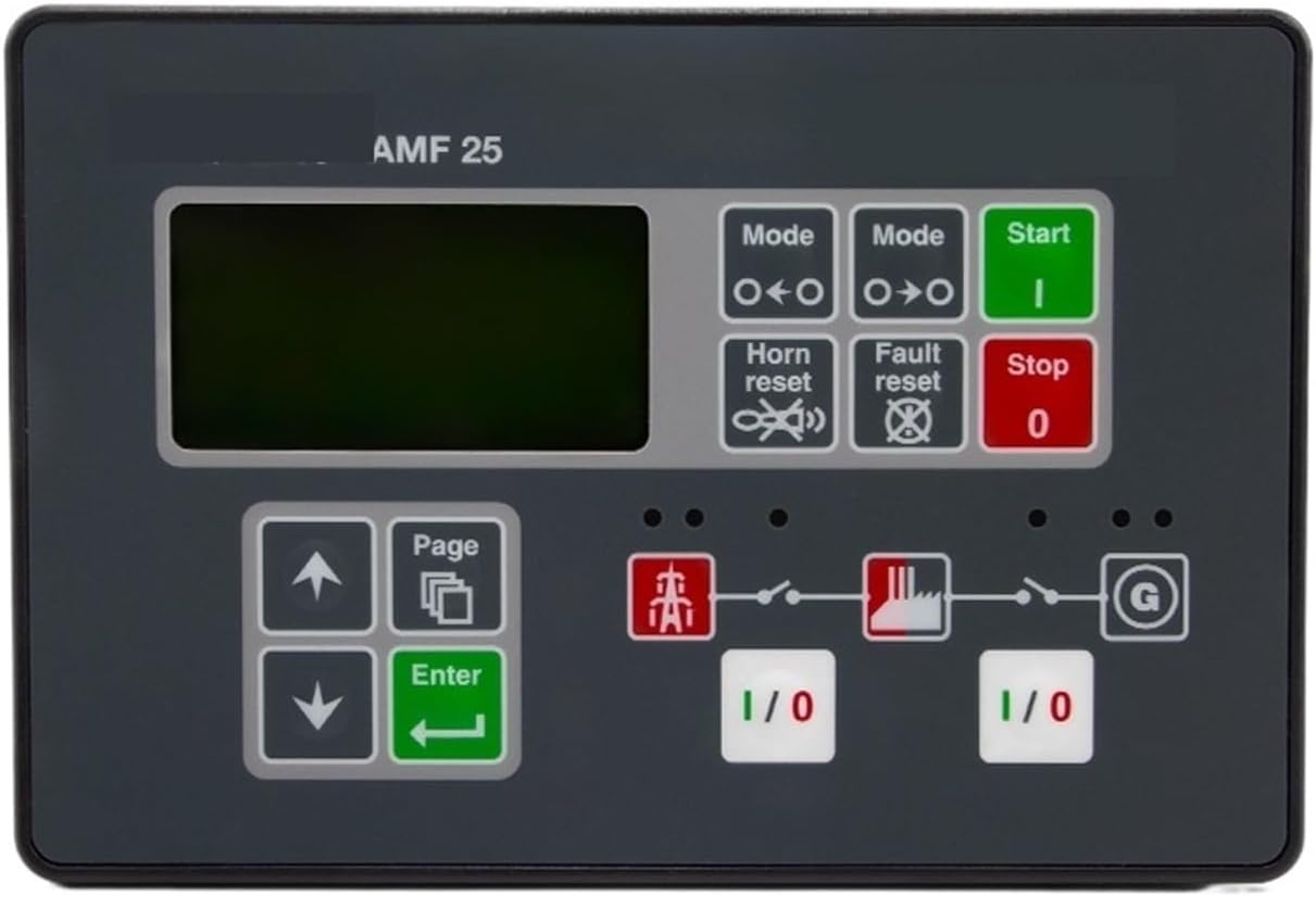 LWTZAORYI AMF-25 Genset Controller Automatic Power Backup Control Screen Generator Parts DC 8-35V