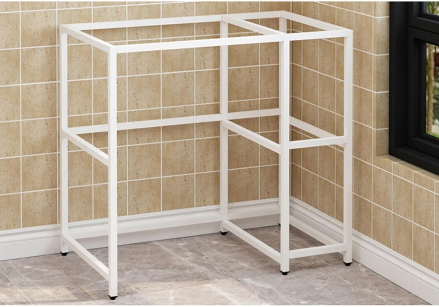 Freestanding Washing Machine Storage Rack, Independent Laundry Rack, Multifunctional Drum Washing Machine Cabinet (C)