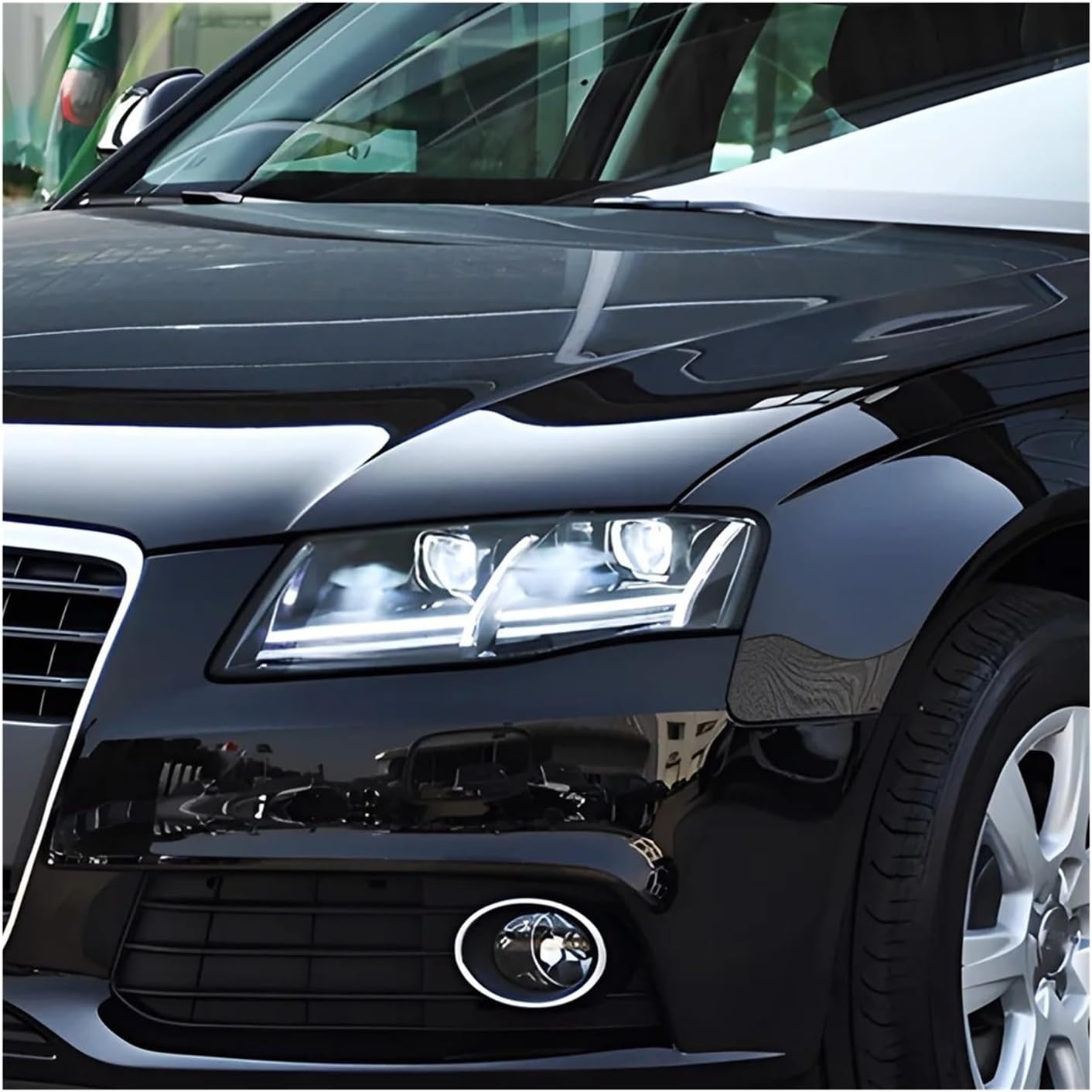 Compatible For Audi A4 A4L RS4 S4 B8 2009-2012 Car Headlights Assembly Upgrade Plug Play LED Projector Lens Accessories