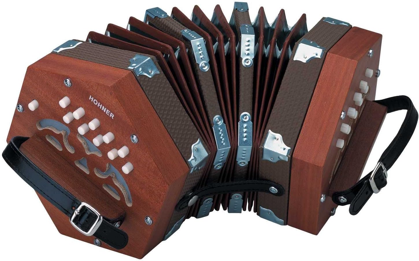 Hohner D40 20-Key Concertina Bundle with Hohner CONG Concertina Gig Bag