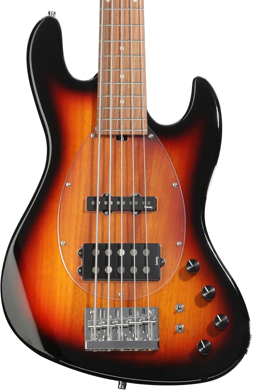 Sadowsky MetroExpress Vintage M/J 5-string Bass Guitar - Tobacco Sunburst, Morado Fingerboard