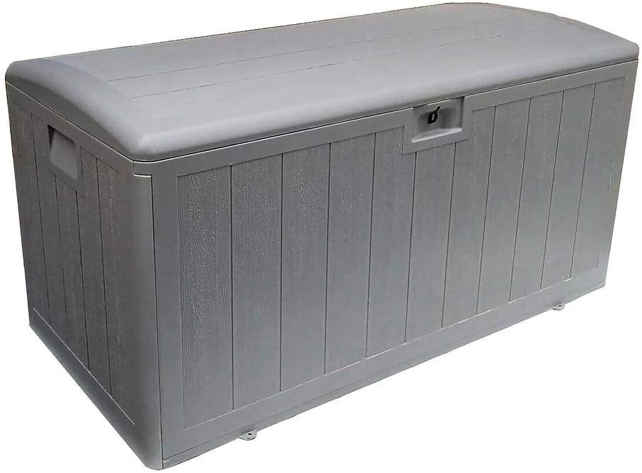 Plastic Development Group Outdoor Storage Deck Box, Standard Closure, 73 Gallon, Gray