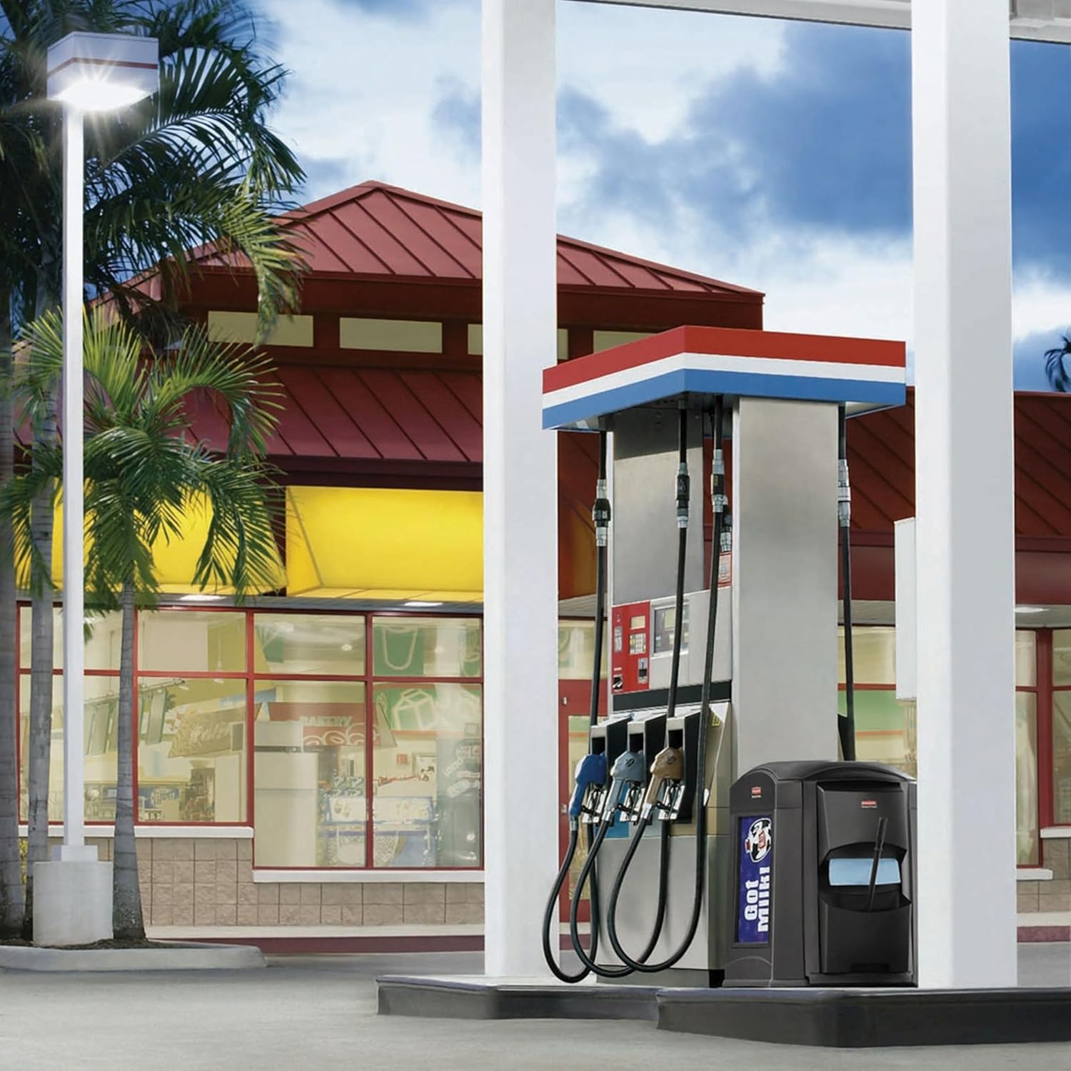 Rubbermaid Commercial Products Window Wash Kit for Landmark Series Store Front Containers, Black, Outdoor for Gas Station/Convenience Store/Store Front