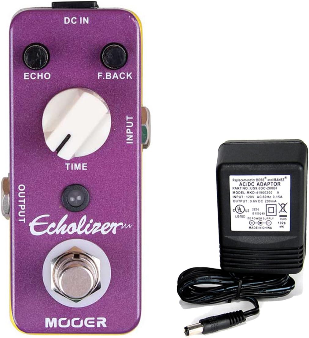 Mooer EQ Effects Pedal, 2.25 x 4.25 x 1.75 (Echolizer)