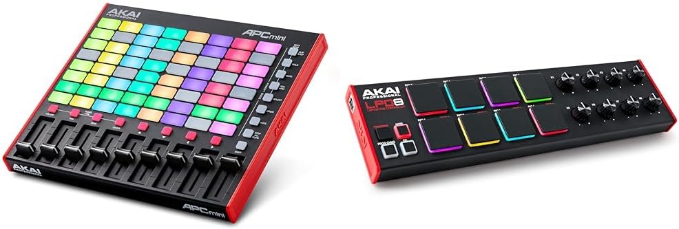 AKAI Professional APC Mini MK2 + LPD8 MIDI Controllers Bundle