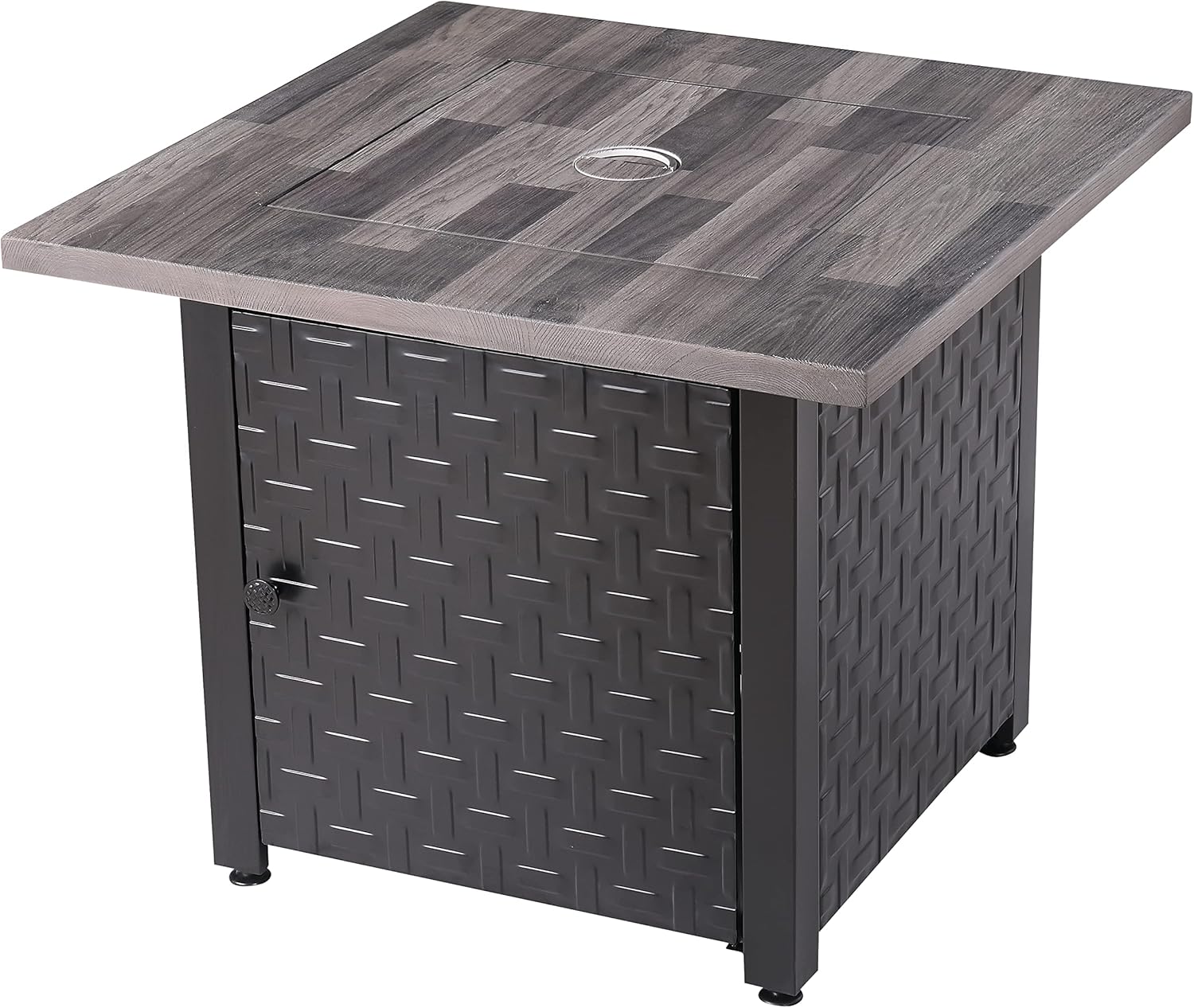 Endless Summer 30-in Black/Grey Tabletop Steel Propane Gas Fire Table