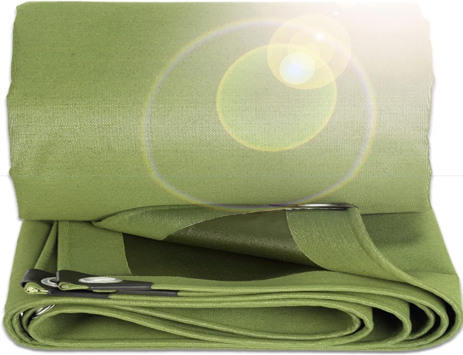 Tarps Grommets Heavy Duty Waterproof, Foldable Outdoor Waterproof Ripstop Windproof Tarpaulin for Garden Patio Lawn Plants Greenhouse Boat Or Pet Hutch Roof(2x2m WMEIE (Color : Green, Size : 3x6m)