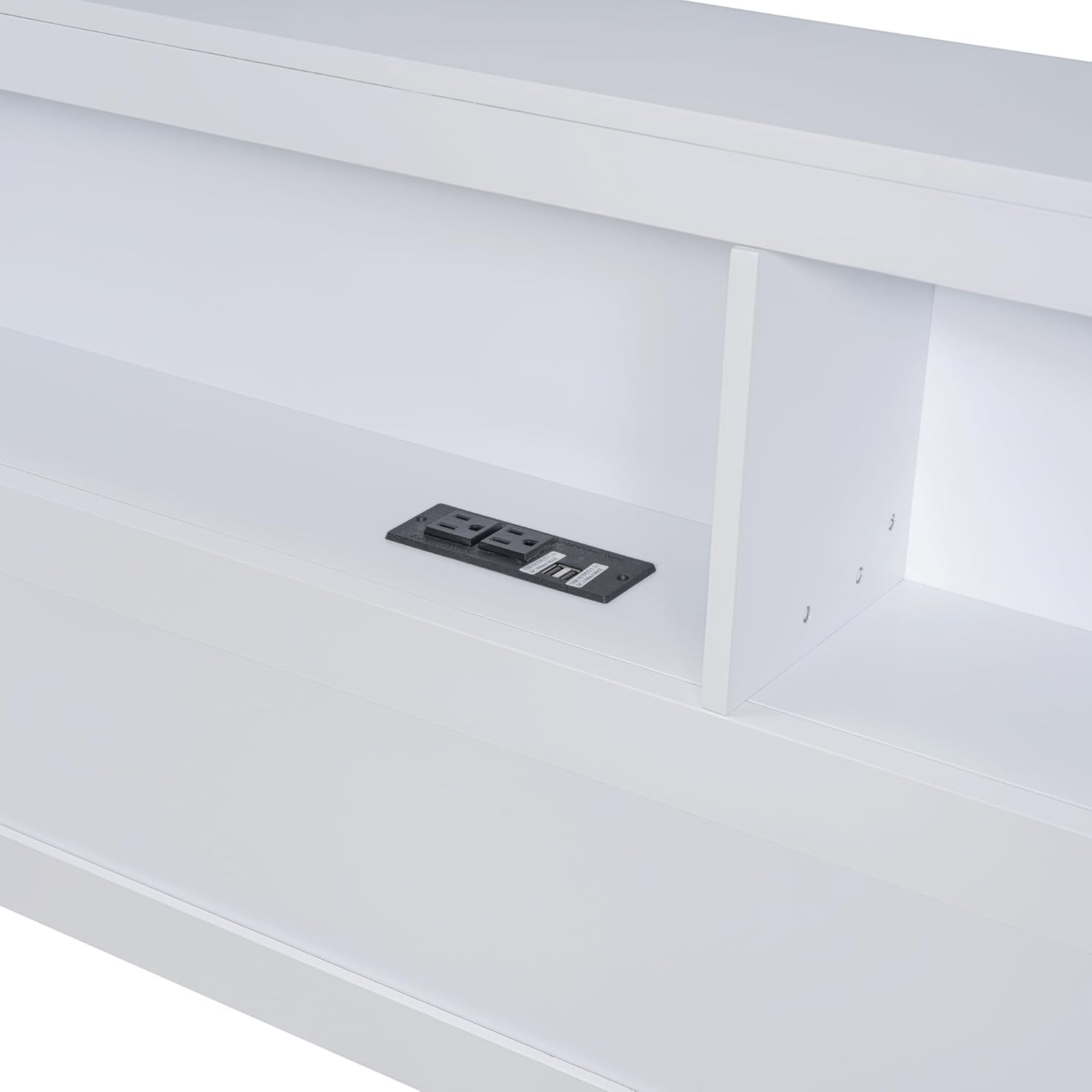 Wooden Twin Size Daybed with Storage and Charging Station, Twin Daybed Frame with 2 Drawers for Bedroom and Guest Room White (Product C)