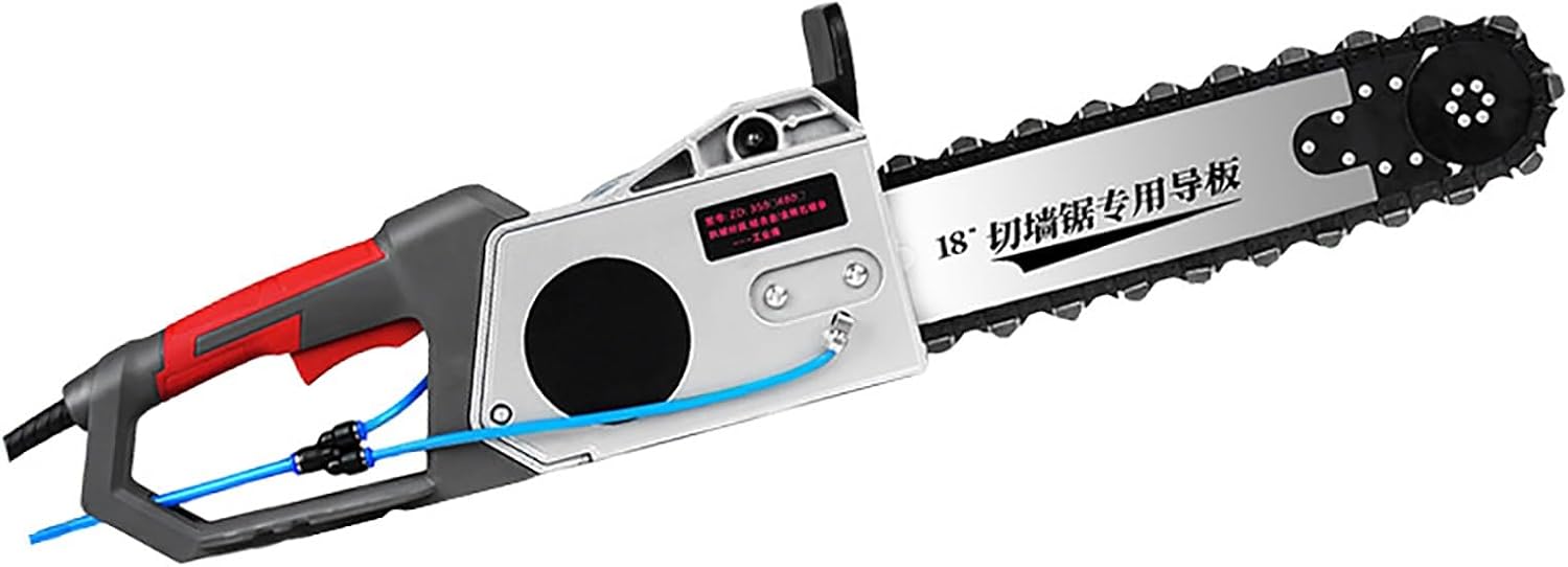 Handheld Brushless Chainsaw, Electric Concrete Chain Saw With 2 Chains/2 Guide Bar, 5800W/6500W Power, Portable Electric Diamond Chainsaw For Cutting Brick And Reinforced Concrete Walls(480mm)