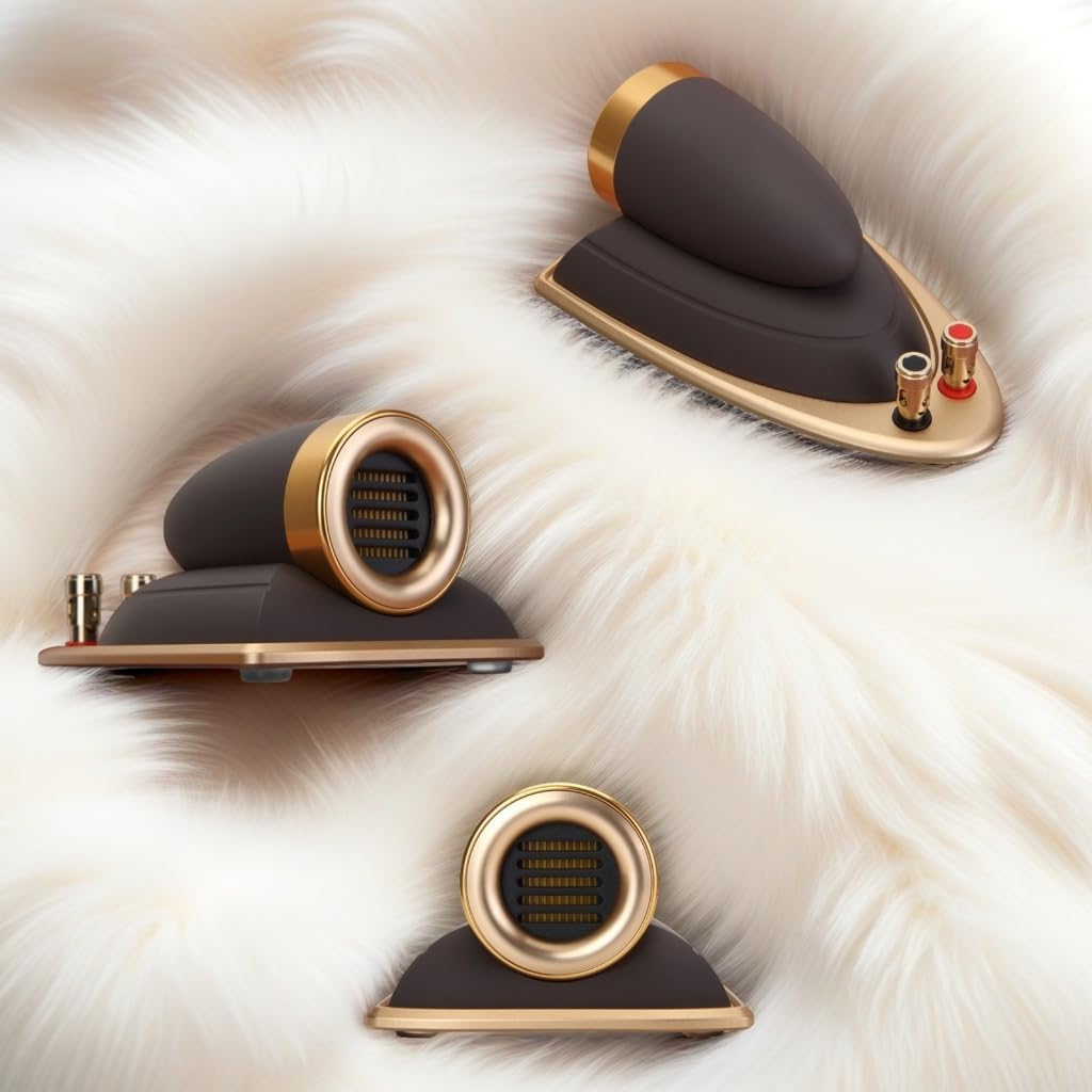 Studio Grade Sound Reproduction Unit Speaker 50K Bandwidth Capacity Responsive Bass Enhancement for Immersive Listen