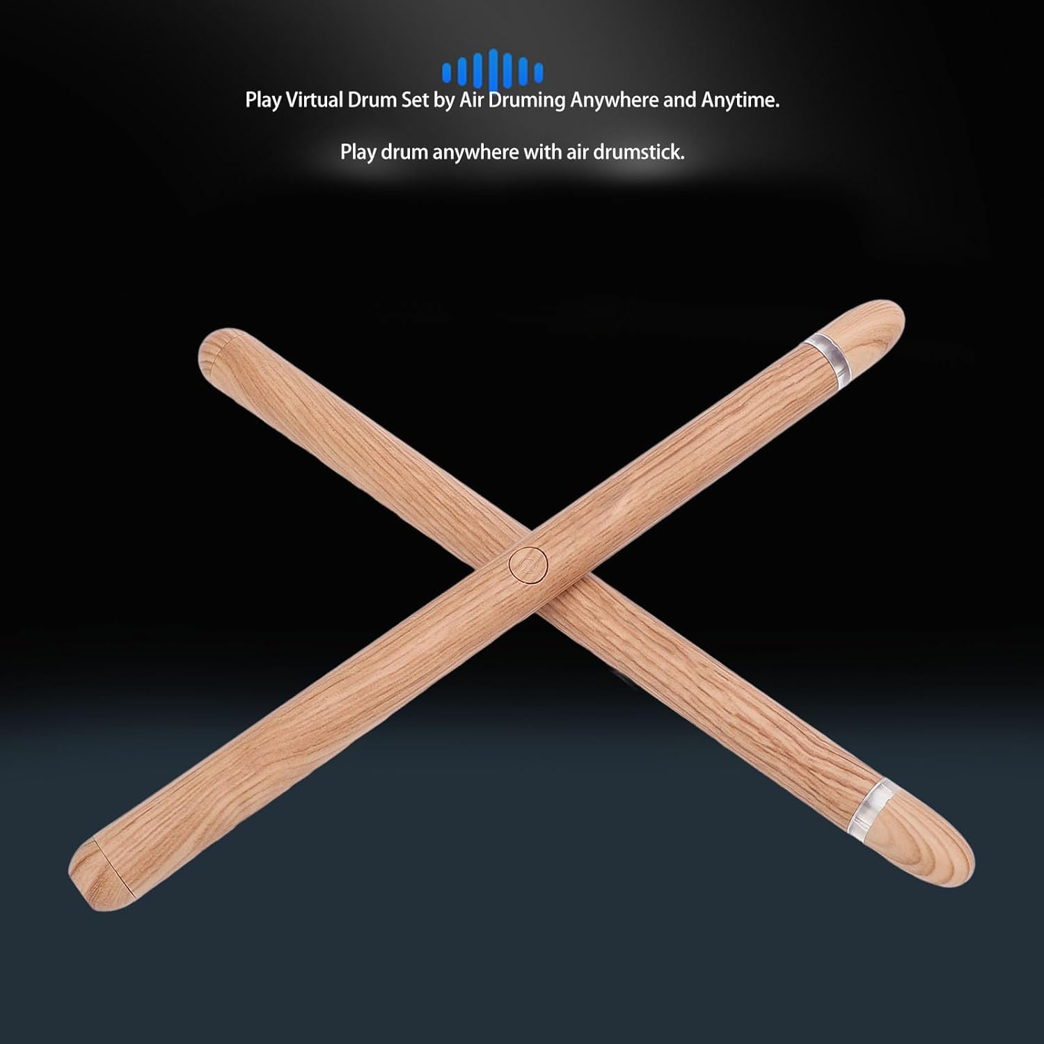 Virtual Electronic Drum Set, Smart Electronic Drum Set Machine for Beginners Adults Kids Gift, Air with Drumsticks Pedals, Play Anywhere