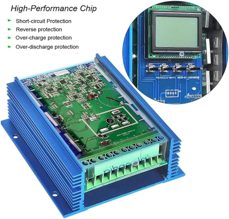 12v,HYZHANHONG High Performance Wind Solar Hybrid System Controller, Intelligent Wind/Solar Hybrid Charge Controller,with Resistor for Versatile Wind Turbine (48V-10000W)