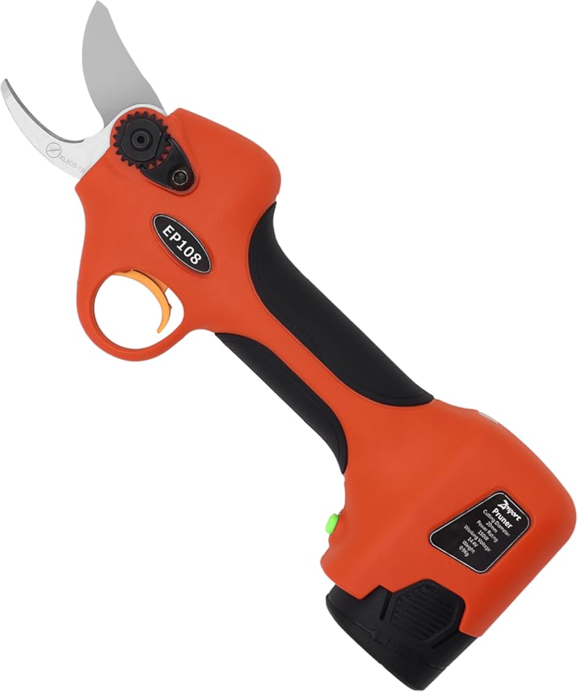 Zenport EP108 Cordless ePruner, Small Battery Powered Electric Pruner, 1-Inch Cut