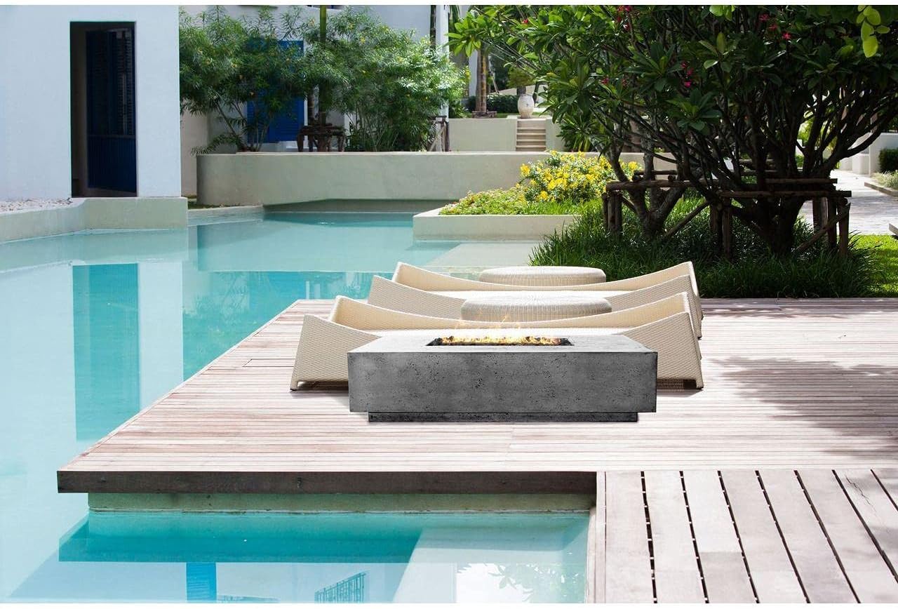 Prism Hardscapes Tavola 8 Fire Table in Natural - LP