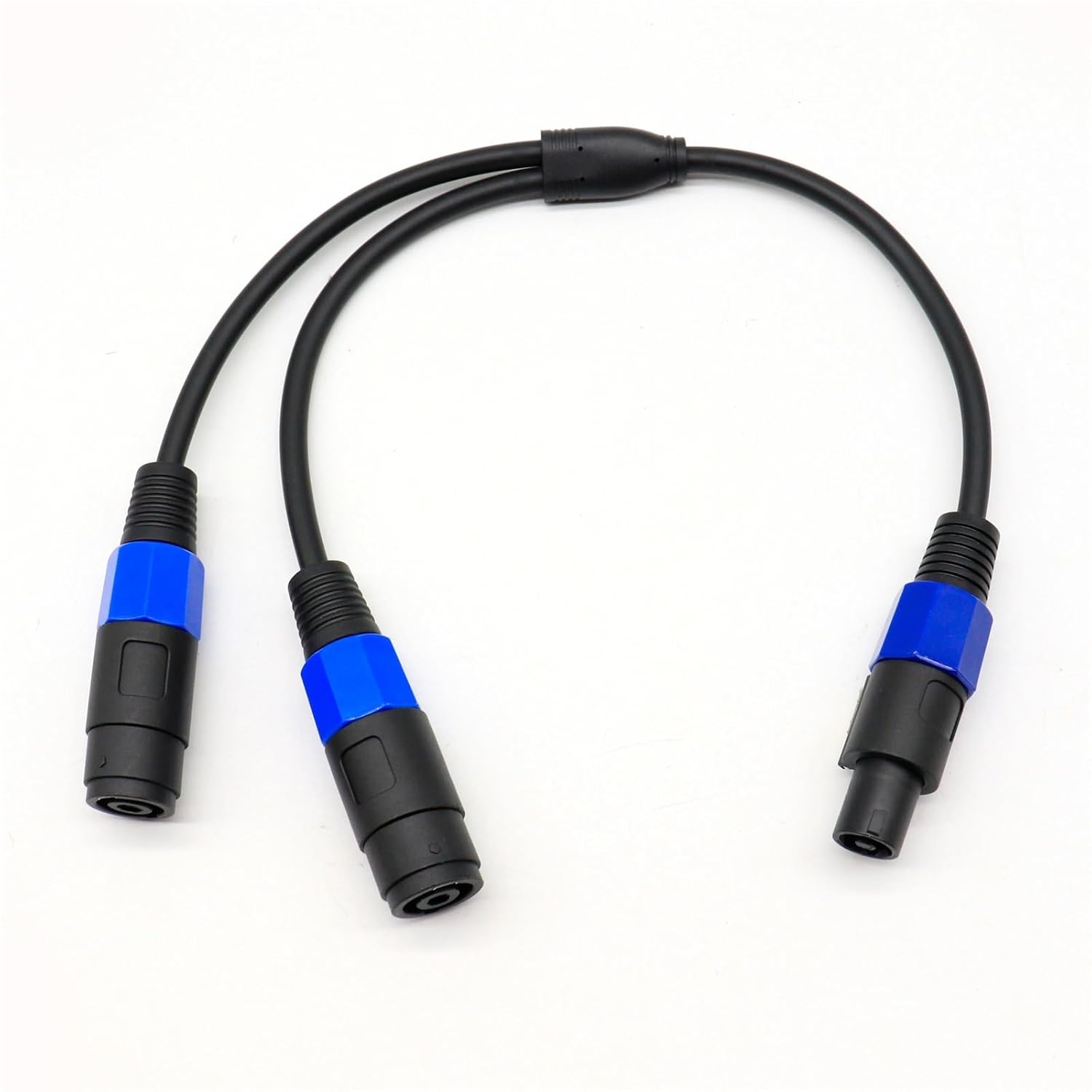 Splitter Cable 1 Male to 2 Female/1 Female to 2 Male 0.5meter Speaker Audio Cable Speak-on Connection Cable(1 Male to 2 Female)