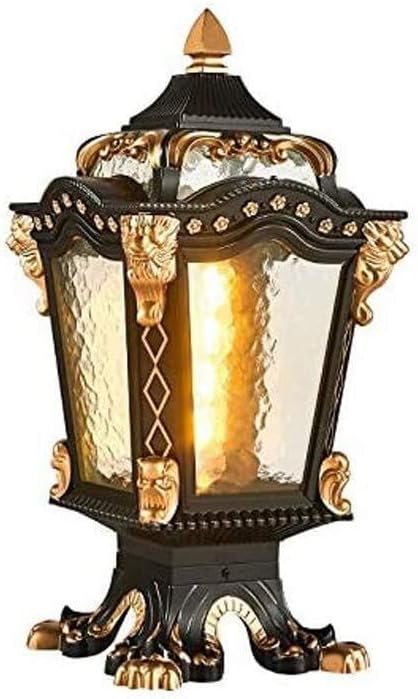 European Retro Outdoor Stigma Lamp, Waterproof Garden Lighting, for Courtyard, Patio, and Garden