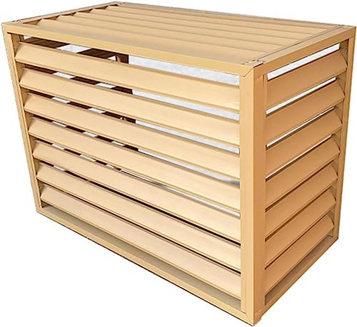 air Conditioner Fence for Outside Units Outdoor Privacy Fence Panels,AC Covers for Outside to Hide Air Conditioner & for Outdoor Privacy, Aluminum Alloy Space Divider Trash Can Enclosure Flower Stan