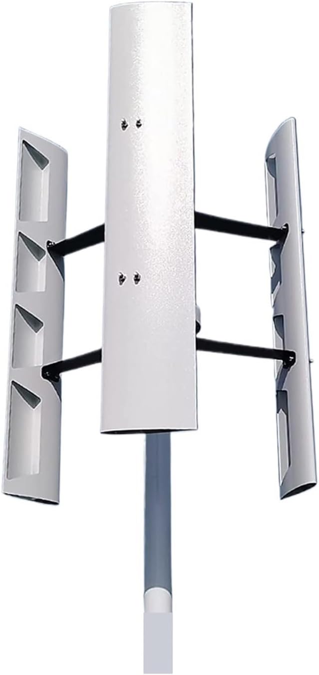 Wind Turbine Generator Kit, Low Noise 10KW Vertical Free Energy Wind Turbine Generator For Home 10000W 12V 24V 48V AC 3 Phase Windmill Low Wind Speed Starting Wind Turbines for Hybrid Solar Wind Syste