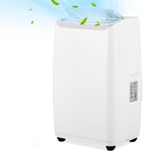 Portable Air Conditioner|14000BTU Air Conditioner Cools up to 700 SQ FT|with Remote Control AC Fan Dehumidifie|Low Noise|Sleep Mode|Ideal for Home Office