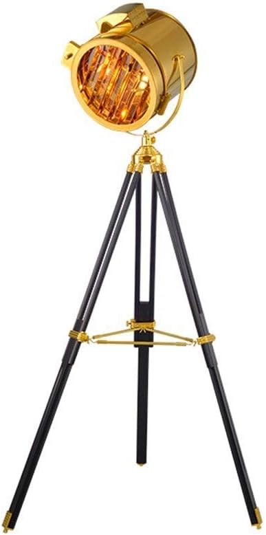 Floor Lamp Standing Lamp for Bedroom Floor lamp attic Retro Industrial Wind Tripod Living Room E27 Floor lamp Total Height 165 cm