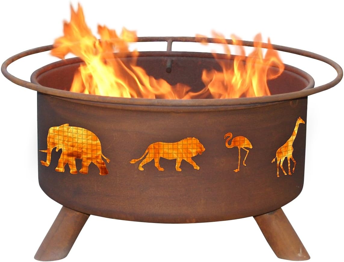 Patina Products F113, 30 Inch Safari Fire Pit