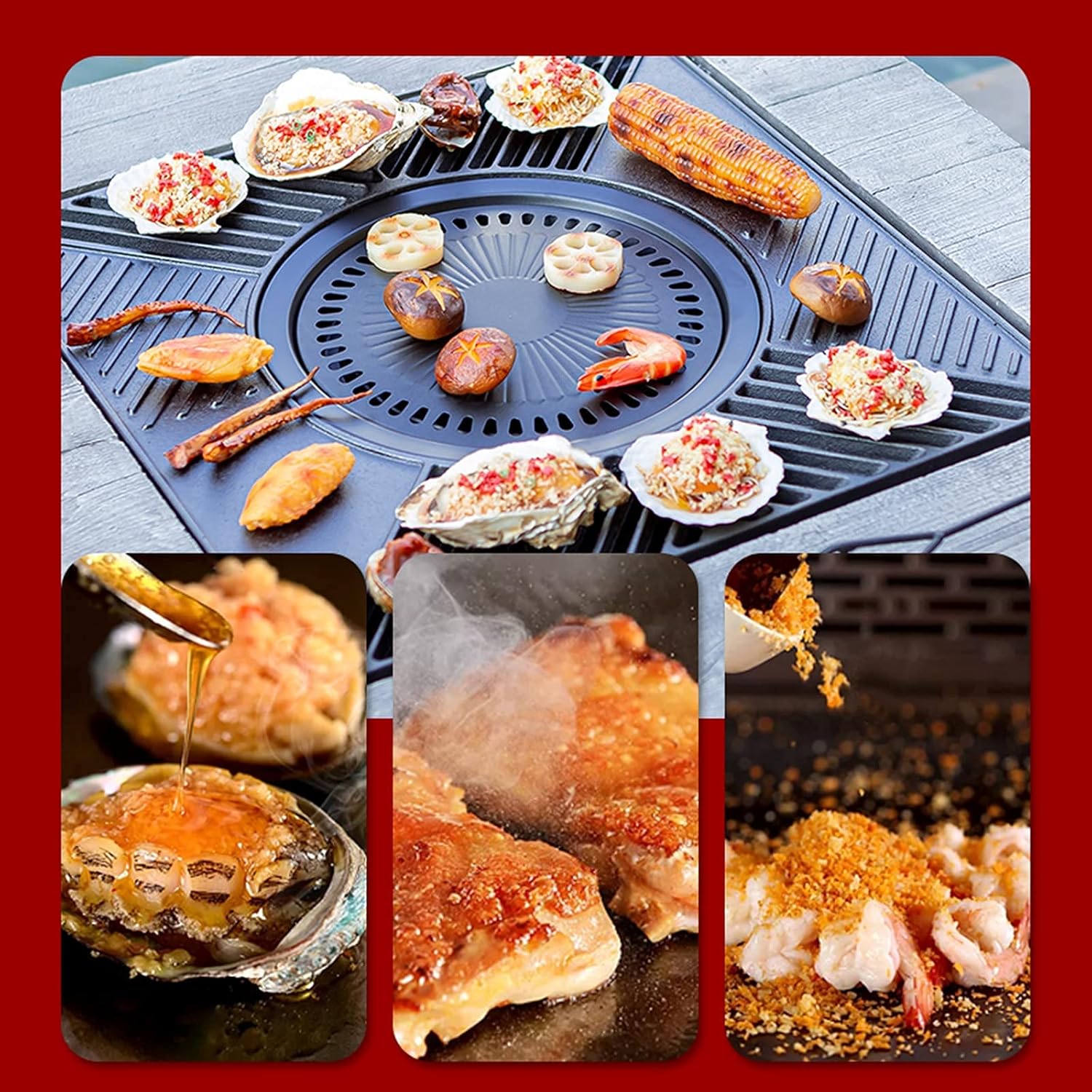 Fire Pit Wood Burning fire Pit, Hotel Terrace Decoration fire Pit, Home Courtyard Barbecue Fireplace Set, 28 inches