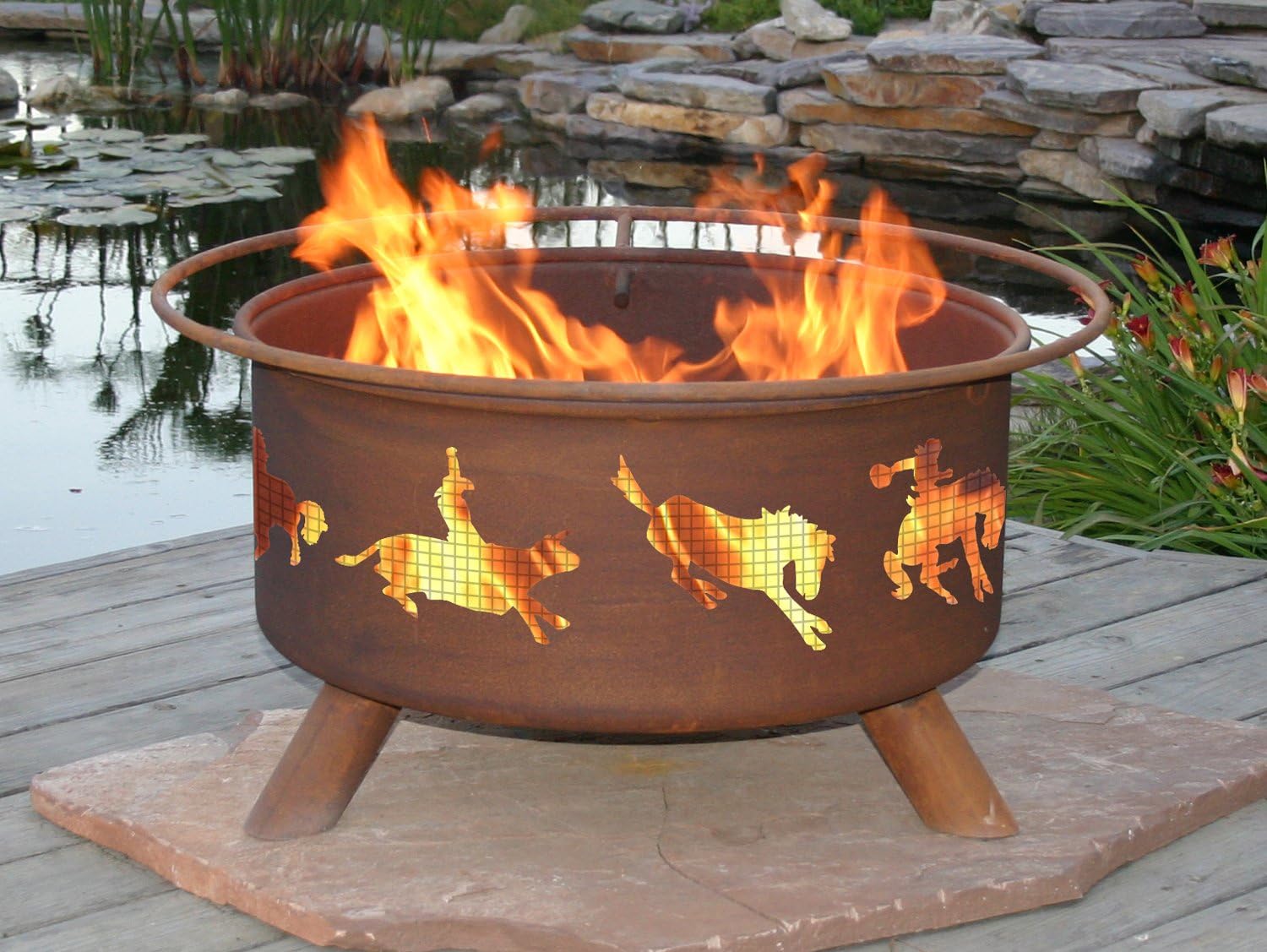 Patina Products F104, 30 Inch Western Fire Pit