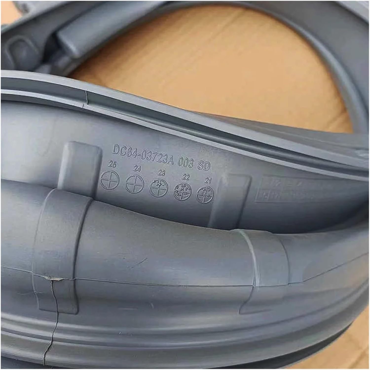 Compatible For Samsung Drum Washing Machine Door Seal DC97/DC64-03723A Sealing Ring, Observation Window Gasket Rubber