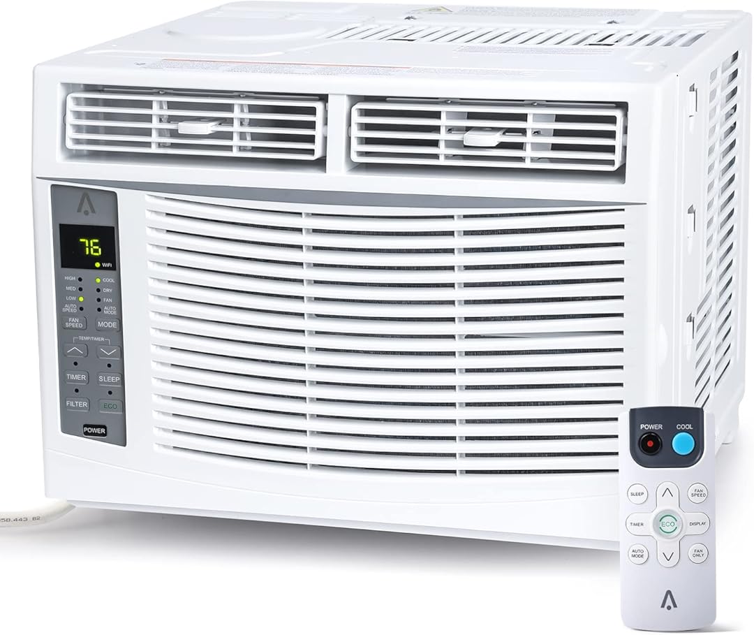 OMTech 6000 BTU WYL Window Air Conditioners, White