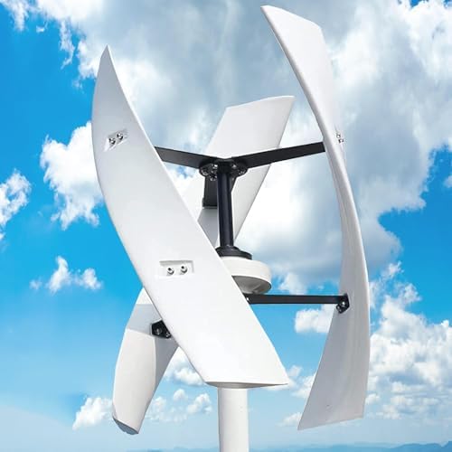 20000W Vertical Axis Wind Turbine Generator - Low Noise 3 Phase AC for Home Energy - 12V/24V/48V/220V Renewable Energy Kit for Eco-Friendly Power Solution