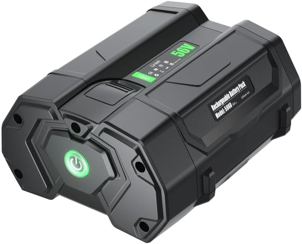Gakivit 56V 6000mAh Li-Ion Battery Compatible with EGO 56V Tools |Replacement for BA2800T, BA4200T, BA1400T, BA5600T | Long-Lasting Cordless Power Tool Battery(1Pcs 6000mAh)
