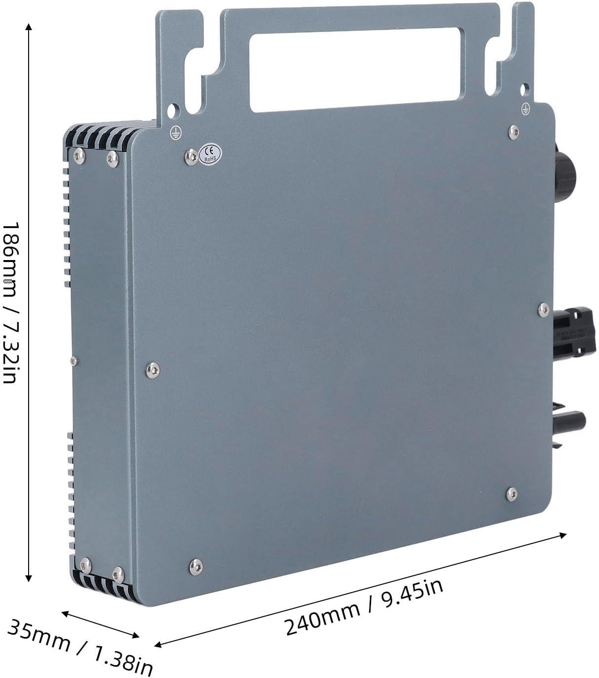 Grid Tie Solar Power Inverter, 550W APP Control Single Phase Solar Grid Tie Micro Inverter Remote Monitoring and Control Solar Grid Micro Inverter